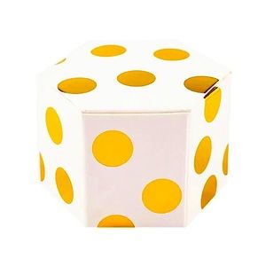 💚10/$10💚NEW Gold Dotted Tiny Gift Box